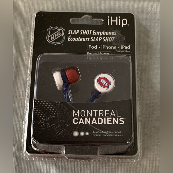Montreal Canadiens Earphones - Picture 1 of 2